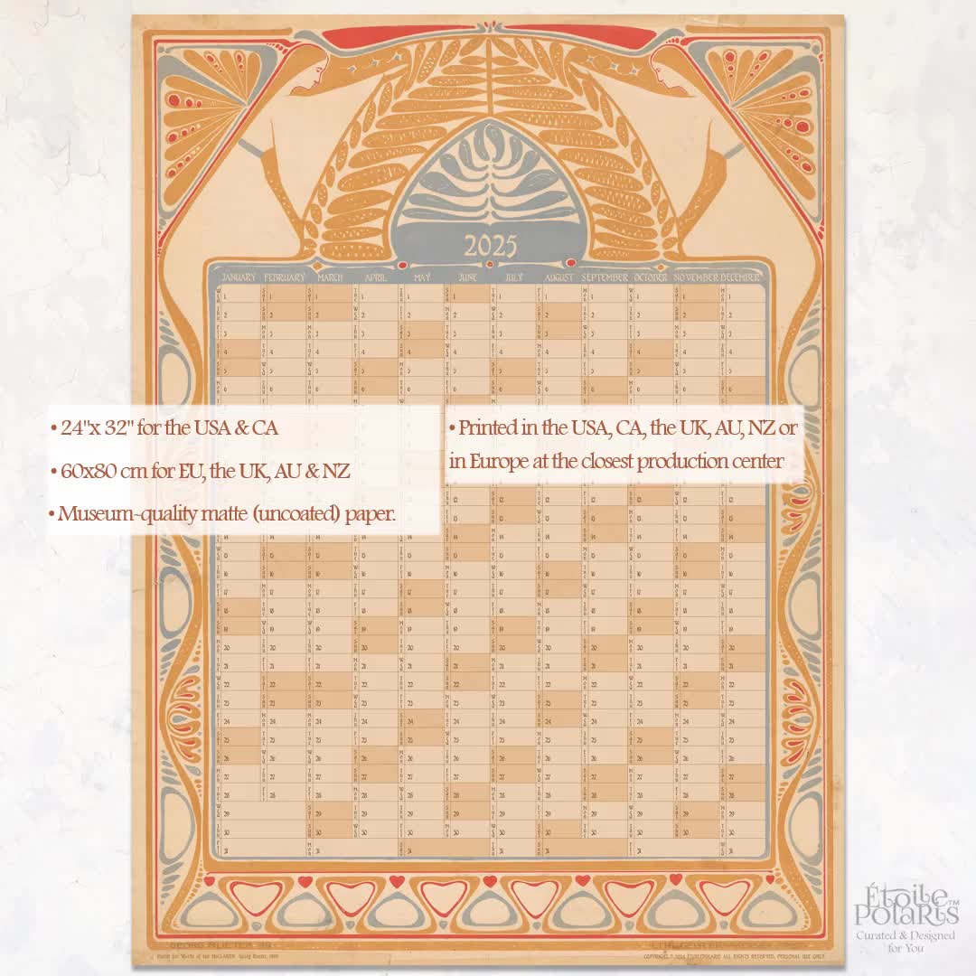 Kalender 2025 Zum Beschriften - Danni Elfrida