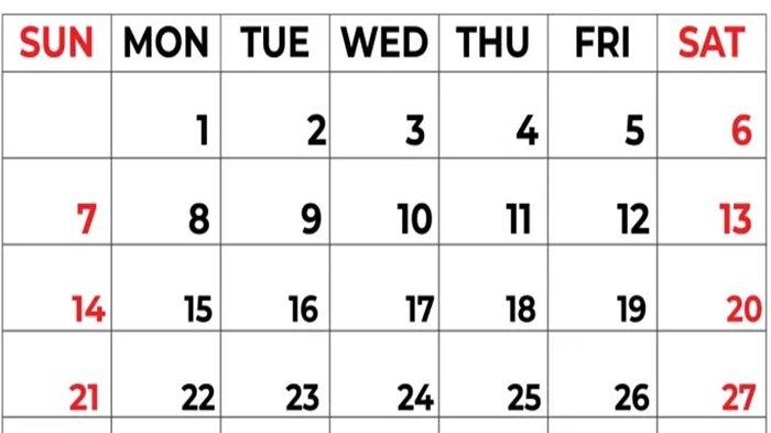 Kalender 2025 Ada 14 Hari Libur Nasional Tahun Depan, Lengkap Dengan