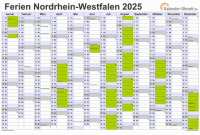 Kalender 2025 Nordrhein Westfalen Schulferien-kalender Nrw Nordrhein-westfalen 2025 Mit Feiertagen Und Ferien Kalender 2025 Nordrhein Westfalen Schulferien-kalender Nrw Nordrhein-westfalen 2025 Mit Feiertagen Und Ferien