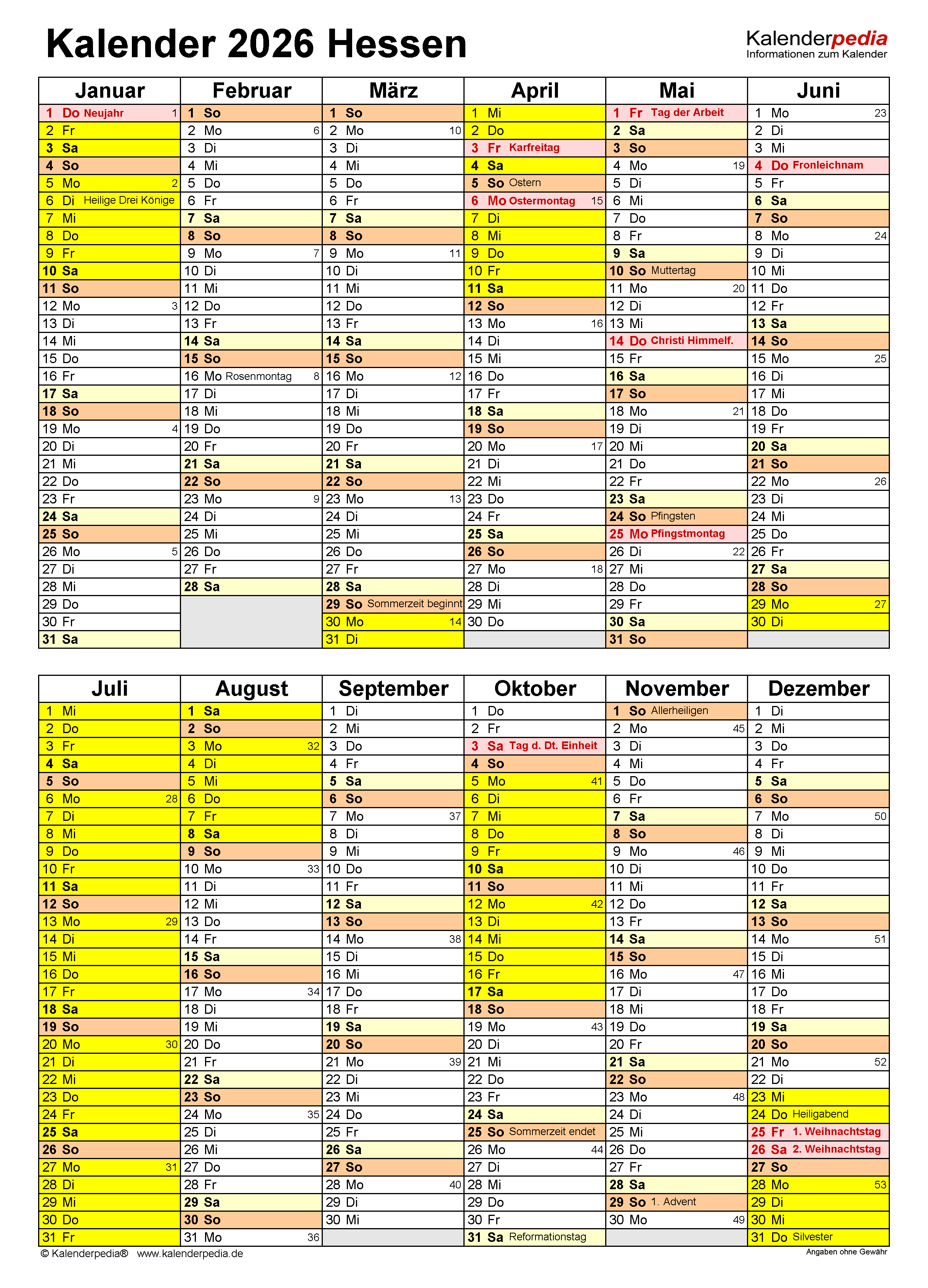 Kalender 2025 Hessen Ferien Ferien Hessen 2025